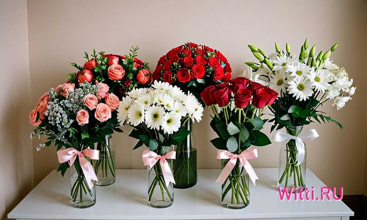 5. Обратите внимание на выбор букетов