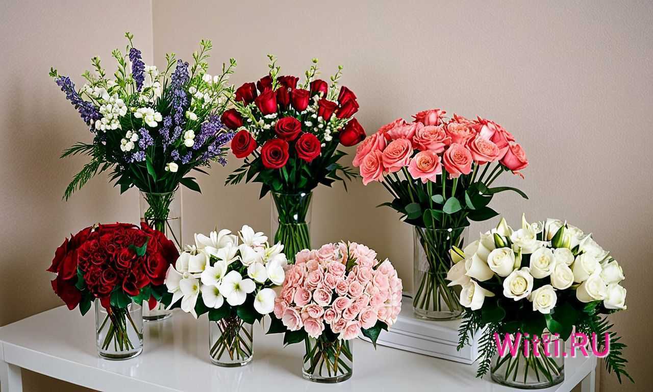 Цветы как подарок для участников